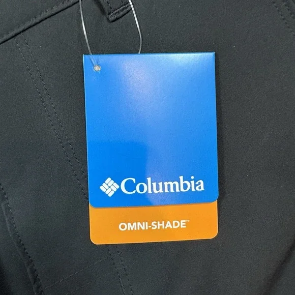 Columbia Omni-Shade Landroamer Pants Mens 40x32 Black Performance Straight Fit - Picture 6 of 14